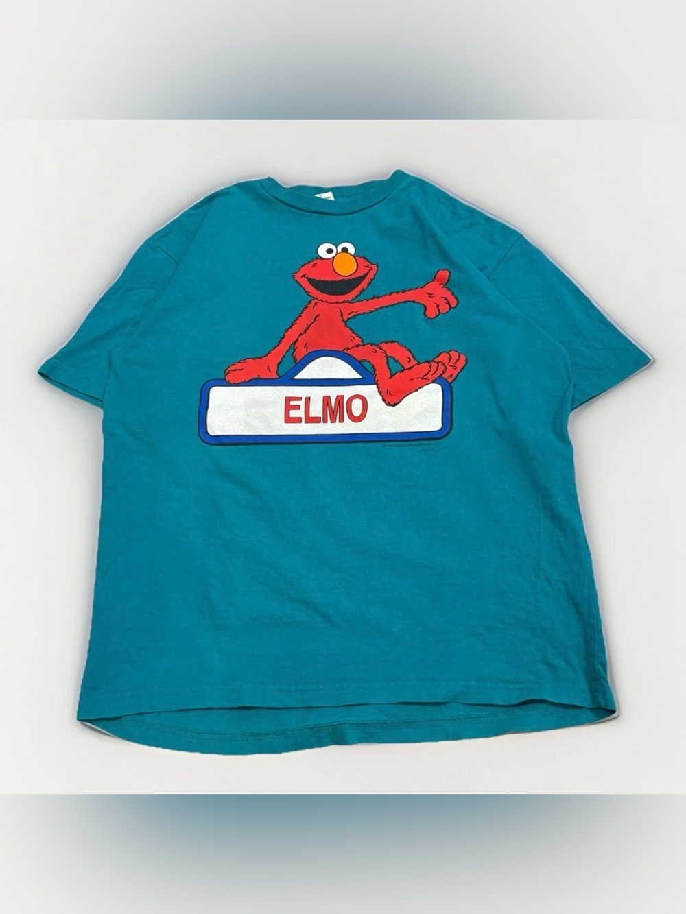 Vintage Elmo T-Shirt One Size Large Sesame Street Tag 90s Jim Henson Puppet Tee